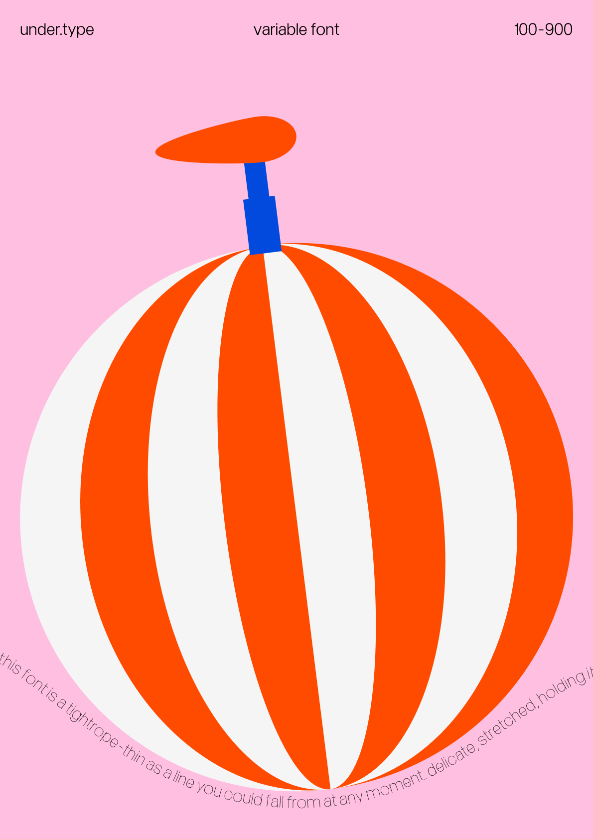 Under font poster 11