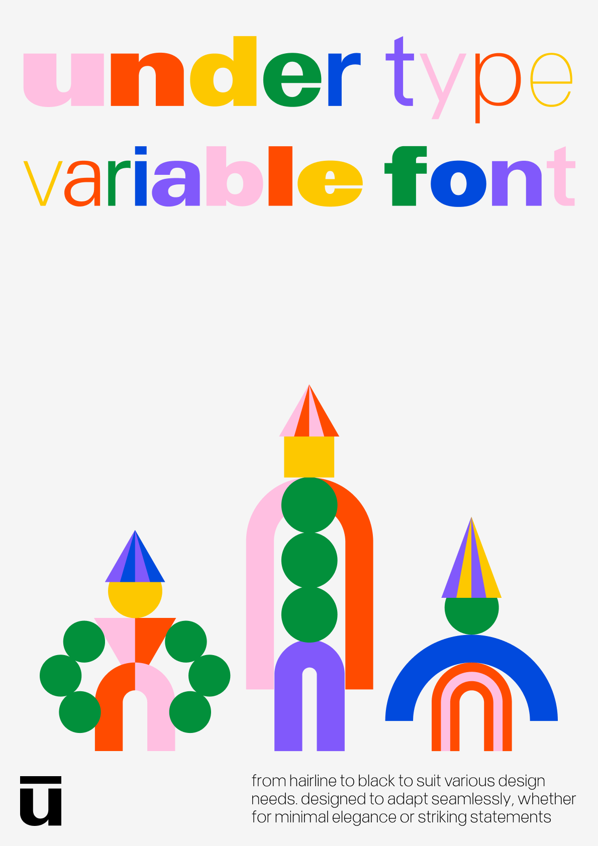 Under font poster 12