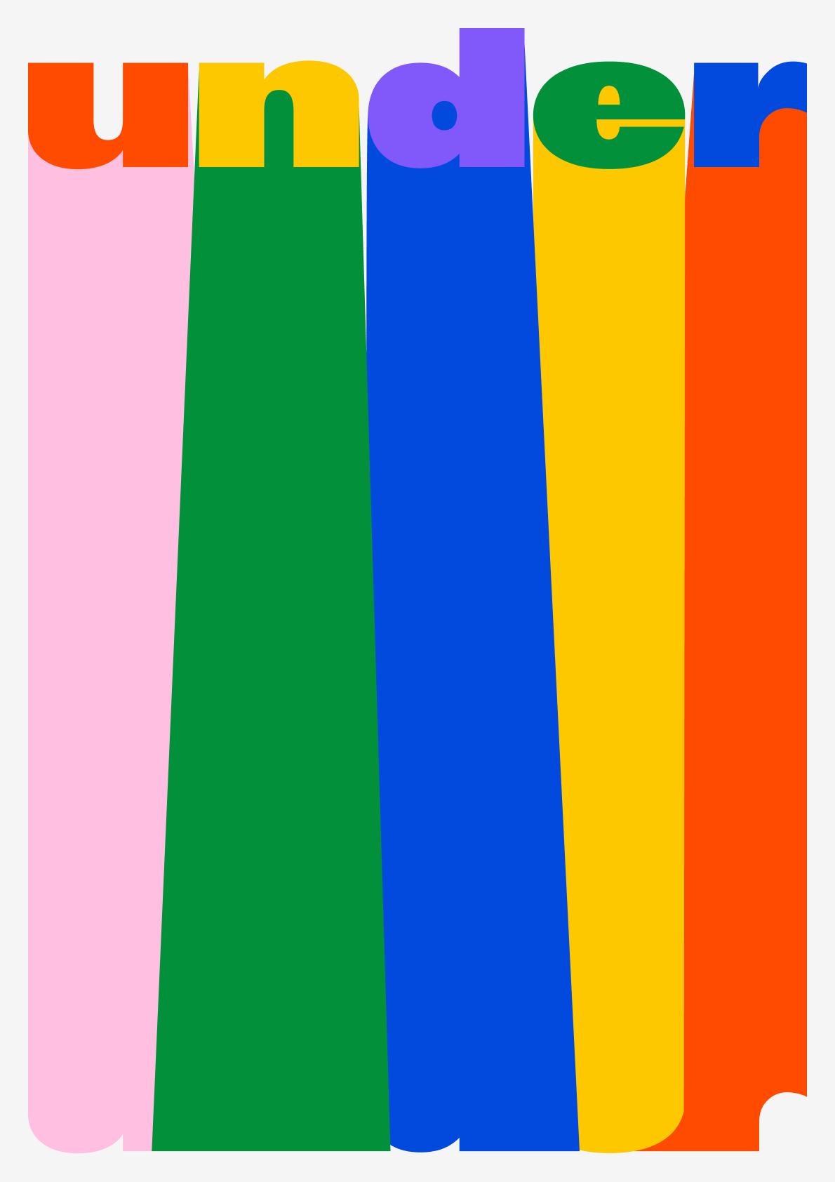 Under font poster 16