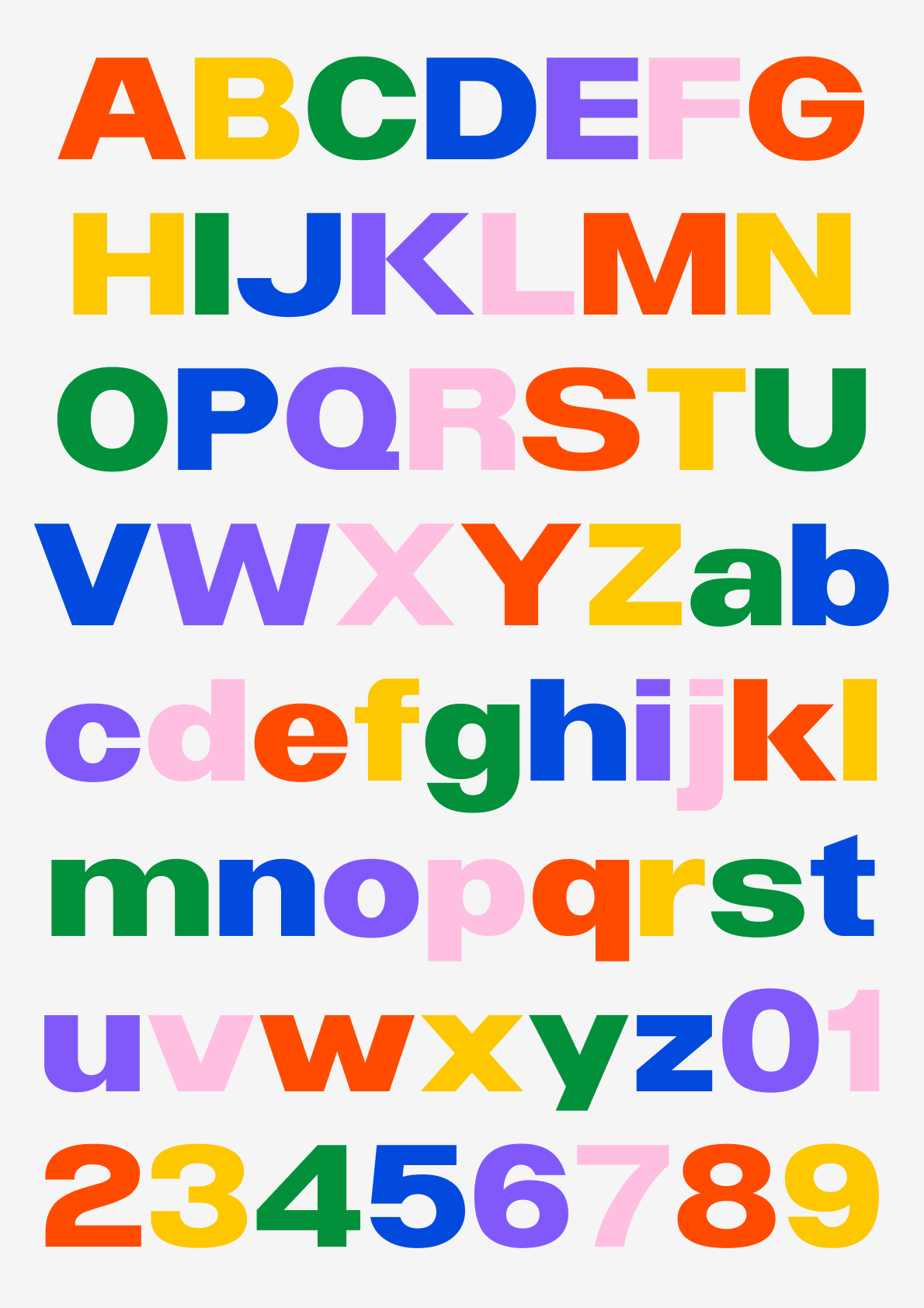 Under font poster 18