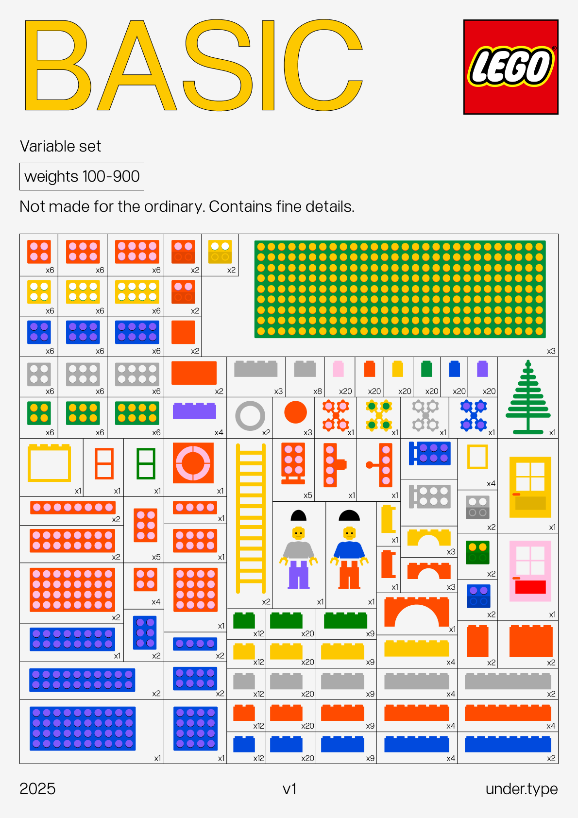 Under font poster 26