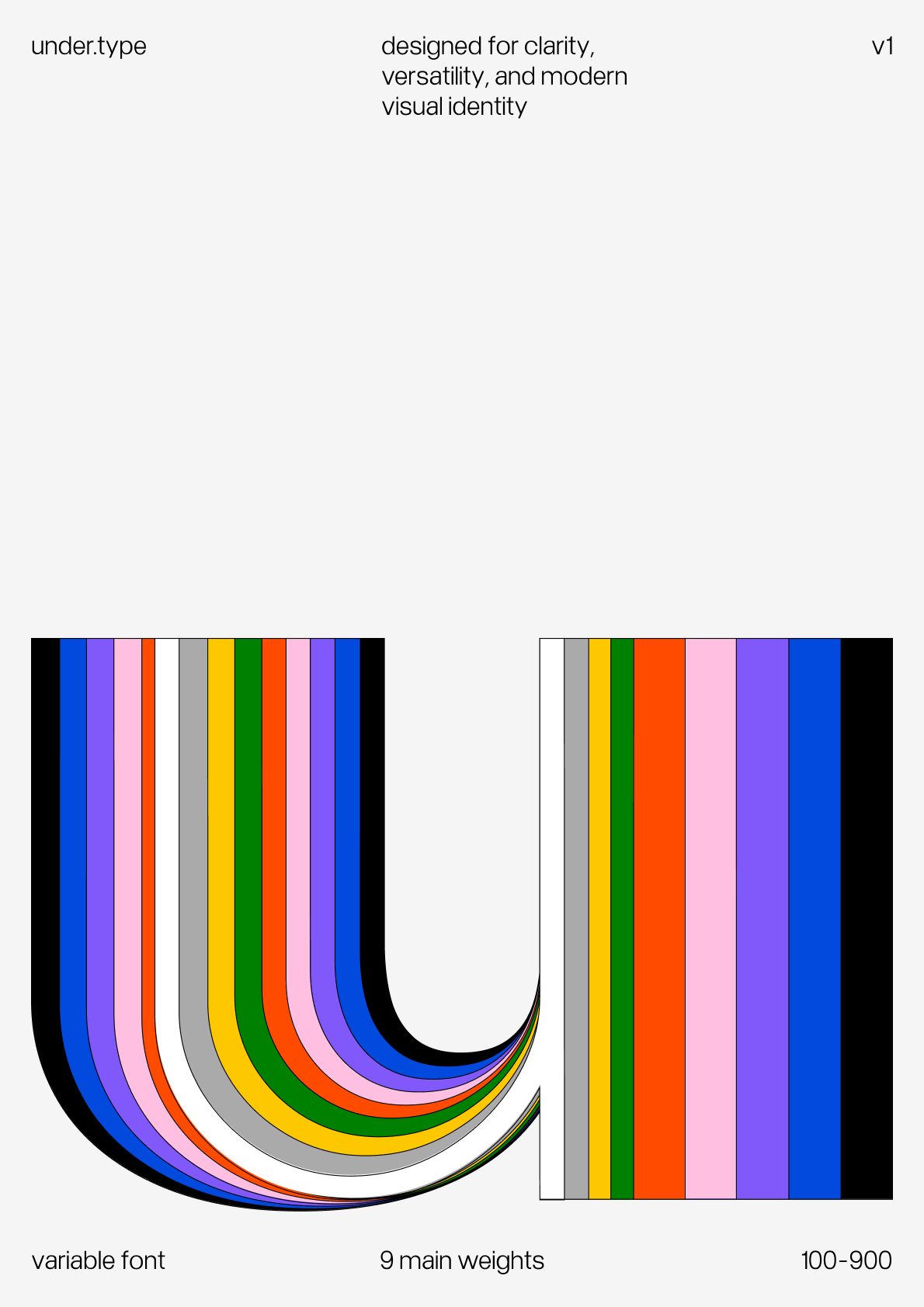 Under font poster 31