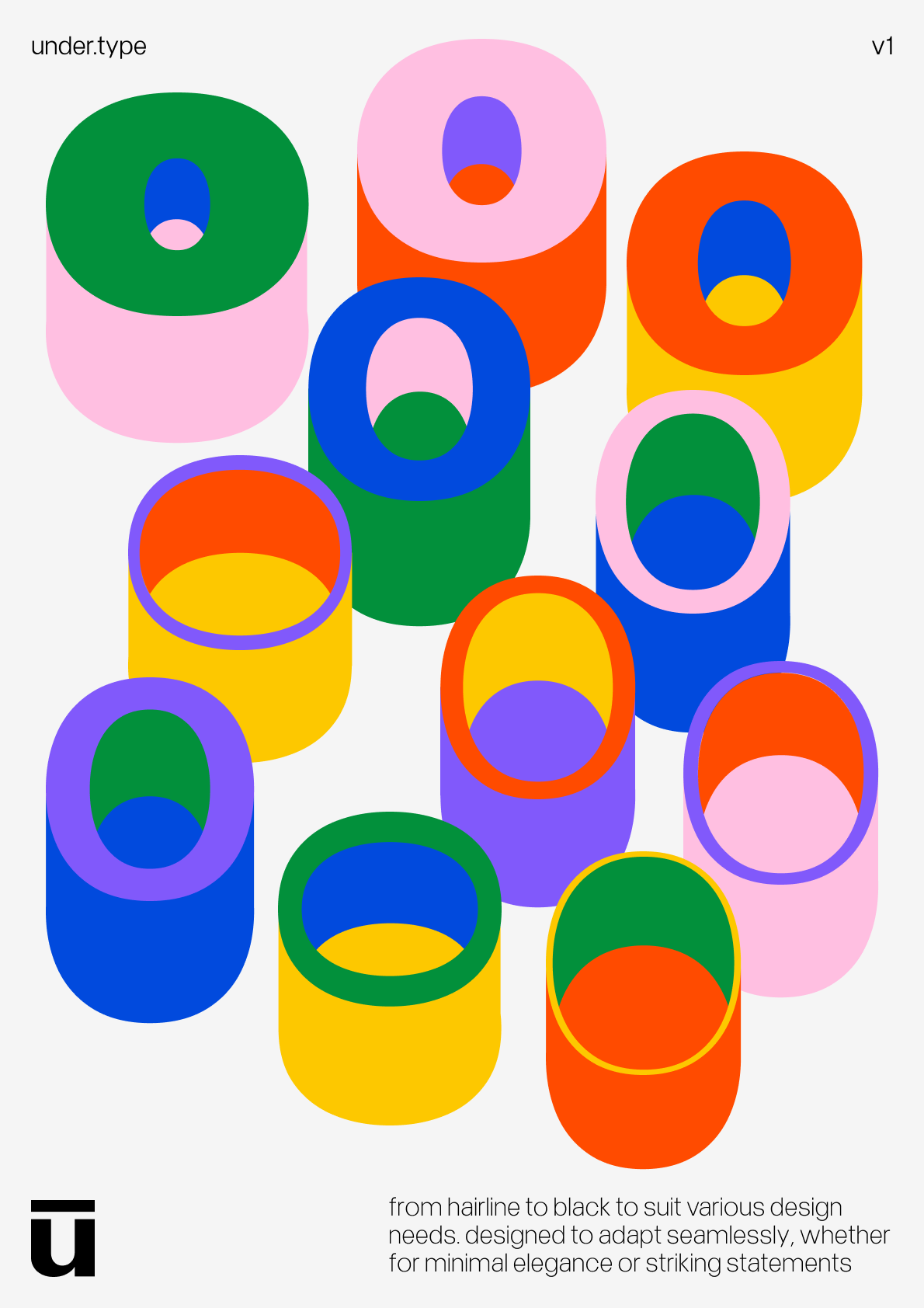 Under font poster 38